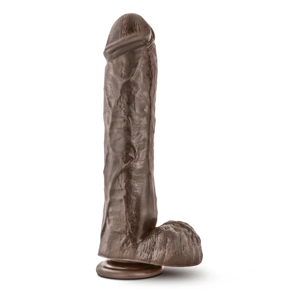 Dr. Skin Mr. Savage 11.5" Dildo With Suction Cup - Chocolate — image 6 of 7