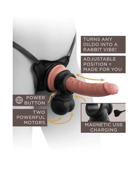 King Cock Elite Vibrating Crown Jewels