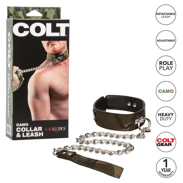Camo Collar and Leash