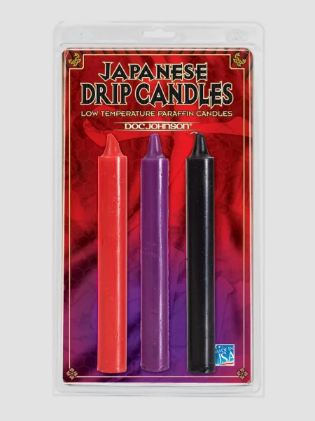 Doc Johnson Japanese Hot Wax Drip Bondage Candles (3 Pack) — image 6 of 6