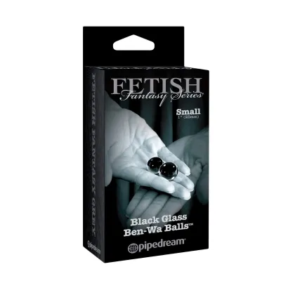 Fetish Fantasy Series Limited Edition Glass Ben Wa Balls Black