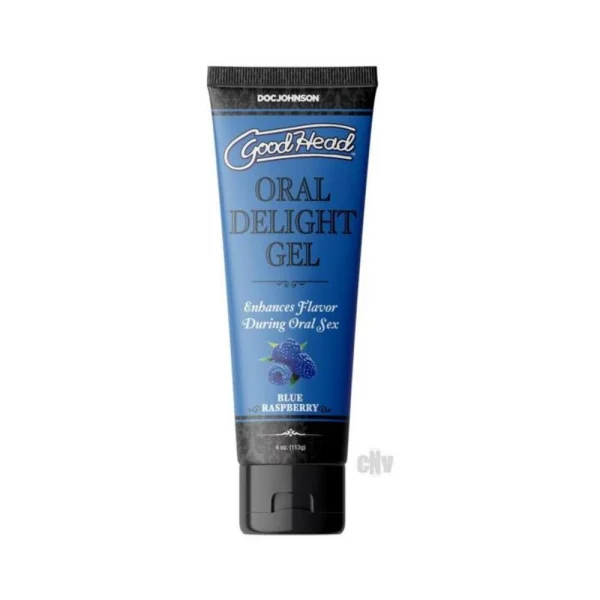 Goodhead Oral Delight Gel Blue Raspberry Bulk 4 Oz.