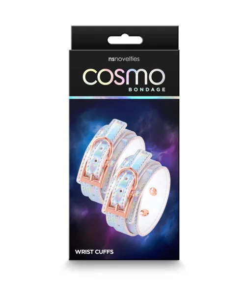 Cosmo Bondage Wrist Cuffs Rainbow