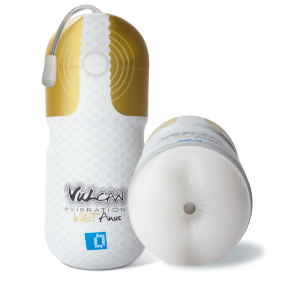 Wet Anus + Vibration Stroker