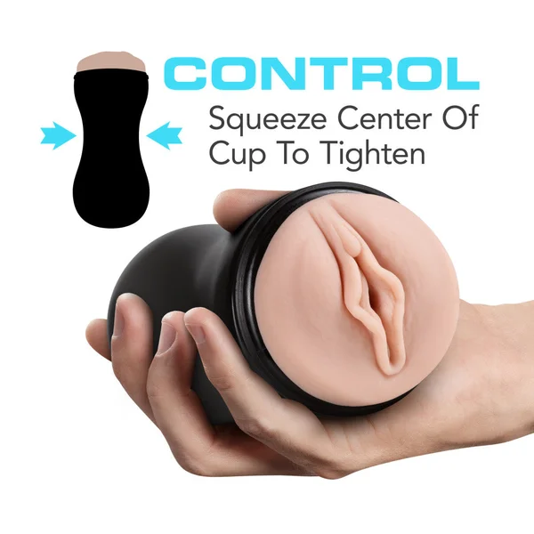 M for Men - Soft and Wet - Pussy With Pleasure Orbs - Self Lubricating Stroker Cup - Vanilla — image 15 of 18