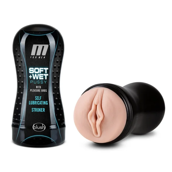 M for Men - Soft and Wet - Pussy With Pleasure Orbs - Self Lubricating Stroker Cup - Vanilla — image 14 of 18