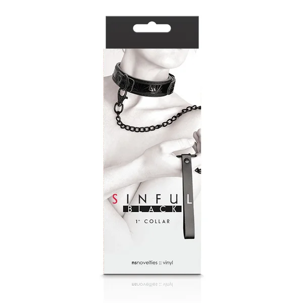 Sinful - 1" Collar - Black — image 6 of 6