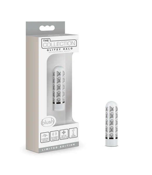 The Collection - Glitzy Halo - Rechargeable Bullet - Silver — image 12 of 13