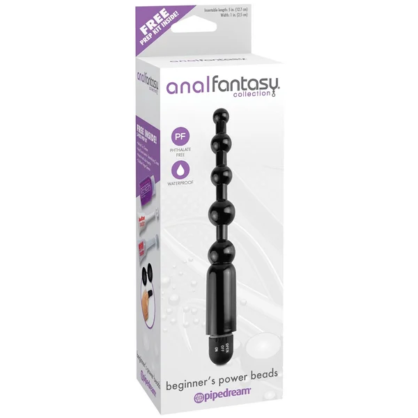 Anal Fantasy Collection Beginners Power Beads - Black — image 8 of 9