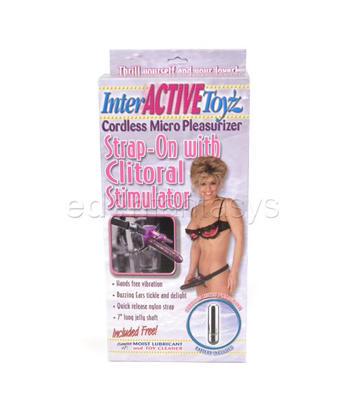 Strap on with clitoral stimulator