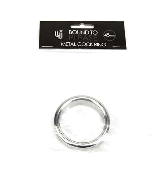 Bound to Please Metal Cock and Ball Ring – 45mm