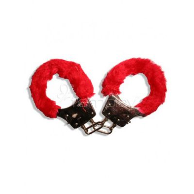 Fetish Fantasy Beginners Furry Cuffs Red