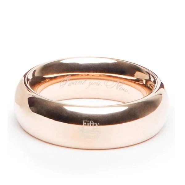 Fifty Shades Freed I Want You Now Steel Love Ring