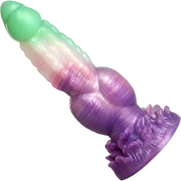Aqua Phoenix 8.5" Silicone Suction Cup Dildo By Creature Cocks