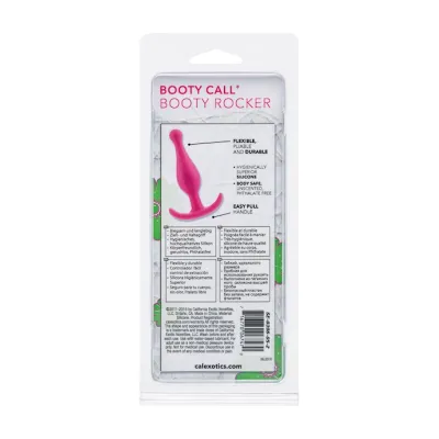 Booty Call Booty Rocker Butt Plug Pink 4 75 Inch