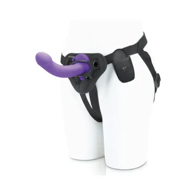 Pegasus 6 Wireless Remote Control Curved Realistic Peg With Harness Purple