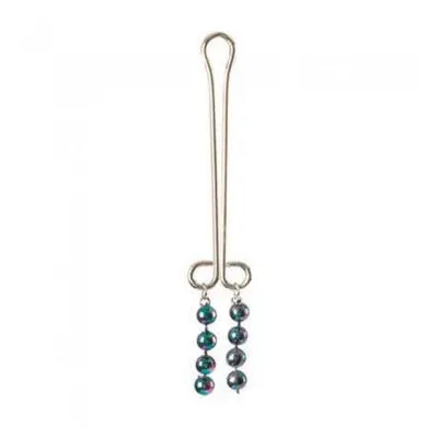 Intimate Play Beaded Clitoral Jewelry Black