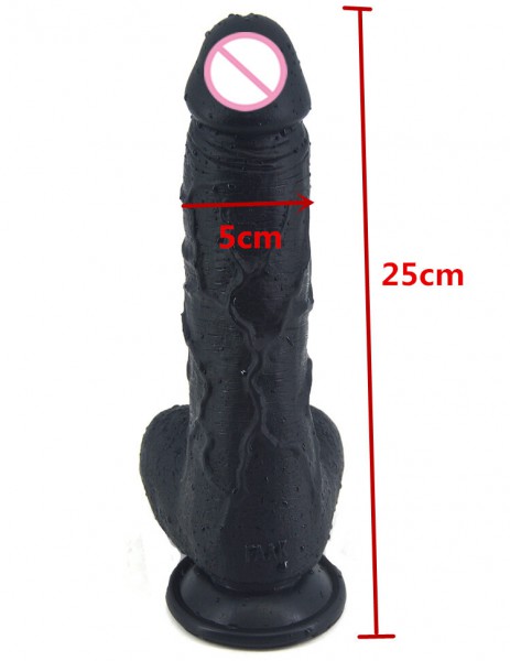 10'' Ribbed Thick Cock