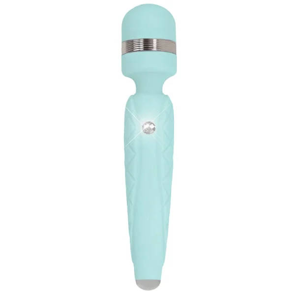Pillow Talk Cheeky Silicone Waterproof Rechargeable Wand Style Vibrator - Pink