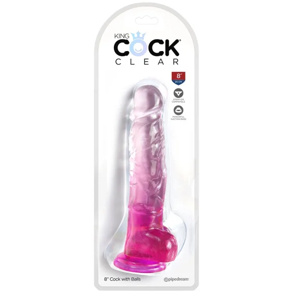 King Cock 8 Inch Ballsy Dildo — image 12 of 18