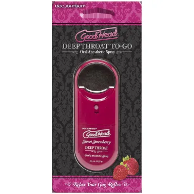 Good Head to Go Deep Throat Spray Sweet Strawberry