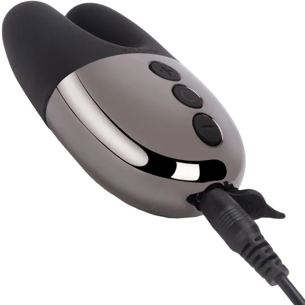Le Wand Chrome Double Motor Vibrator - Black