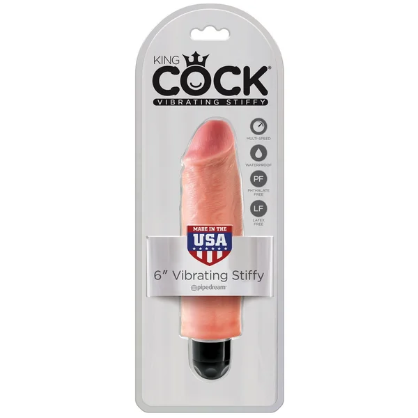King Cock 6" Vibrating Stiffy - Light — image 6 of 6