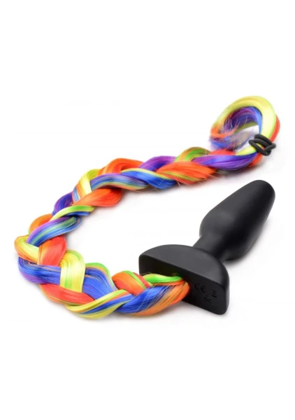 Tailz Rainbow Pony Vibrating Anal Plug