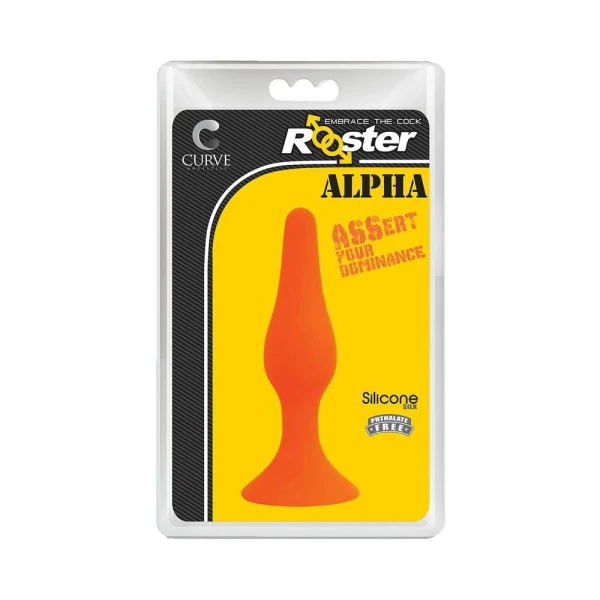 Rooster Alpha Anal Plug Orange — image 5 of 5