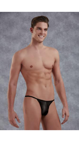 Space Black Men's Thong - Large