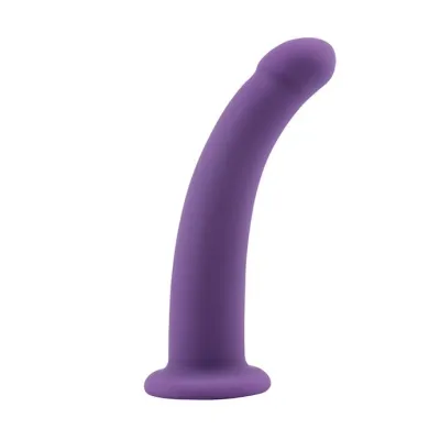Bend Over M Harnessable Dildo Purple 6 Inch