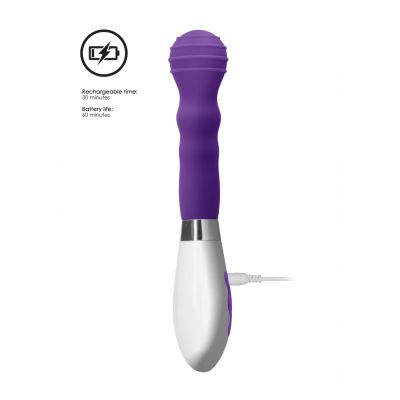 Alida Rechargeable Purple Vibrator Sex