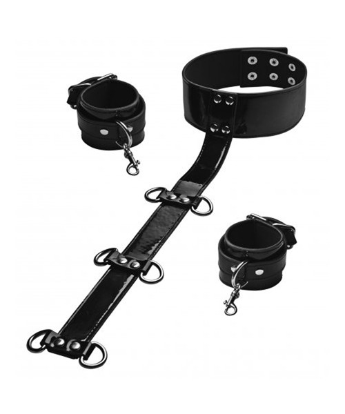 Bound Around Neck to Wrist Restraints