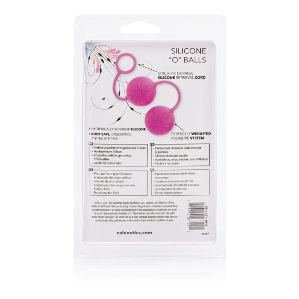 Posh Silicone O Balls Pink