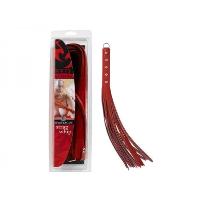 Red 20in Strap Whip