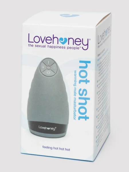 Lovehoney Hot Shot Rechargeable Warming Silicone Male Masturbator