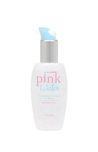 Pink water lube 1.7 oz pump bottle