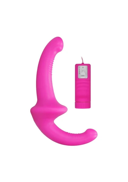 OUCH! Vibrating Silicone Strapless Strap-On