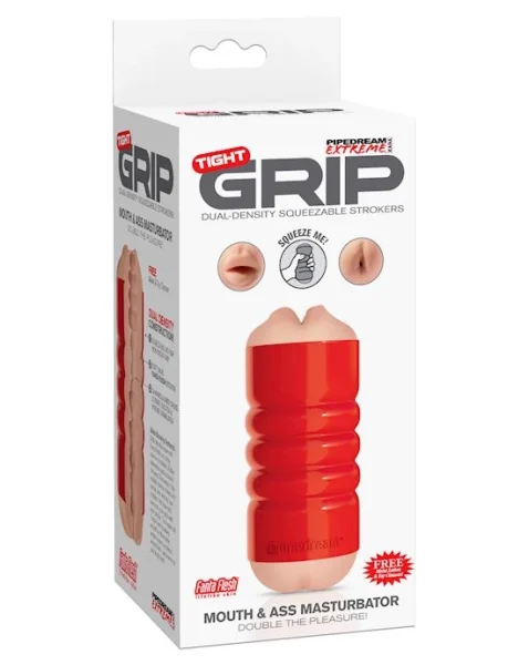 Pipedream Extreme Toyz Tight Grip Mouth & Ass Masturbator