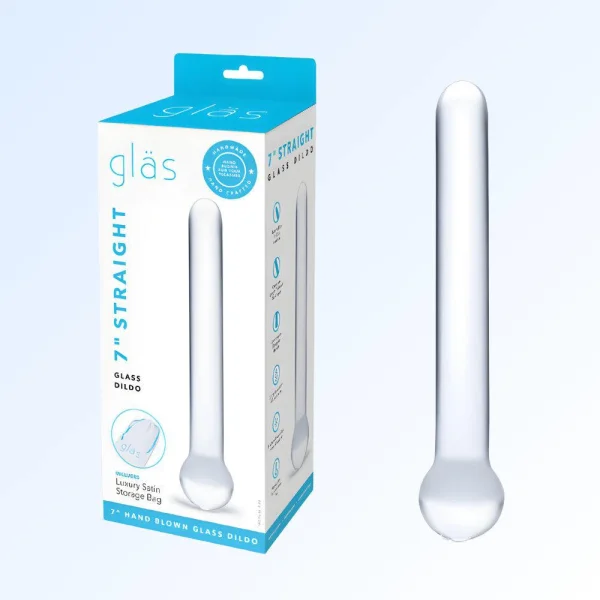 Gläs Straight Glass Dildo - Clear