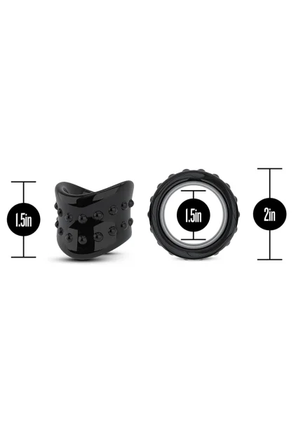 Stay Hard - Beef Ball Stretcher - 1.5 Inch  Diameter - Black