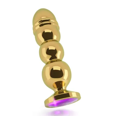 Rich R10 Gold Plug 4 9 Inch Purple Sapphire