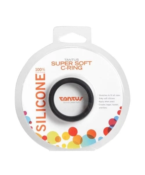Tantus Super Soft C-ring - Black