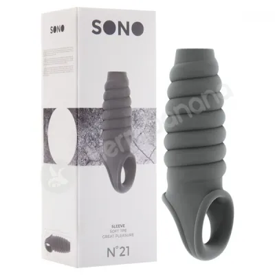 Sono No 21 Grey Dong Penis Extension Sleeve