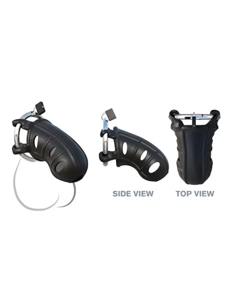 Fantasy C-Ringz Hardcore Silicone Cock Blocker Black