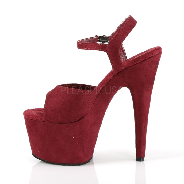 7 inches Heel, 2 3/4 inches PF Ankle Strap Sandal w/ Wrapped PF Bottom — image 7 of 20