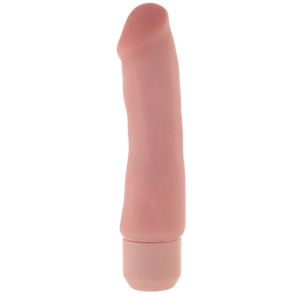 Dr. Skin Silicone Dr. Steve Waterproof Vibrating 7" Dildo By Blush - Vanilla
