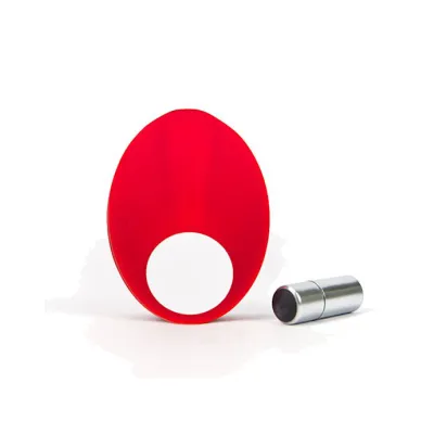 Tlc Calibervibrating Silicone Cock Ring Red