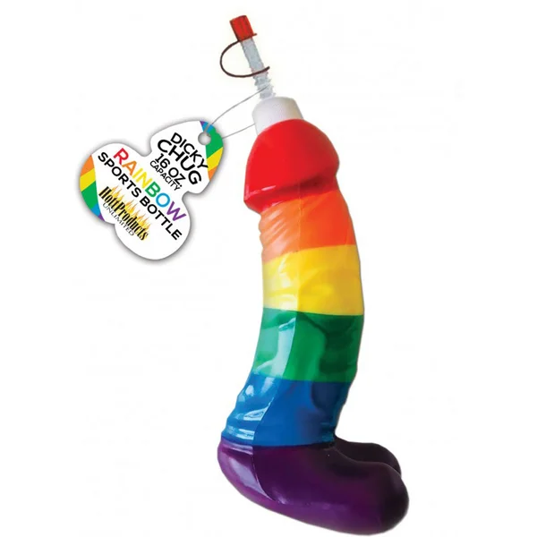 Rainbow Dicky Chug Sports Bottle 16 Oz  Capacity — image 4 of 4