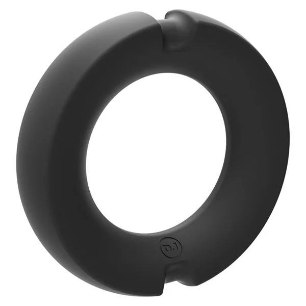 Hybrid Silicone Covered Metal Cock Ring - 45mm — image 11 of 11